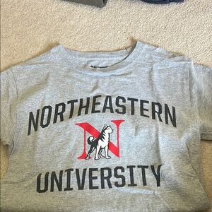 Champion Northeastern University Gray Short Sleeve Tee XS